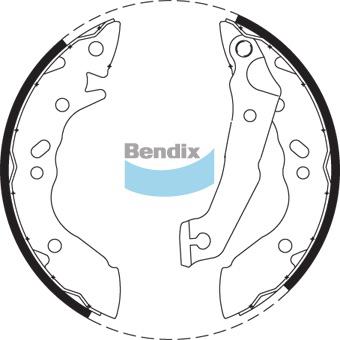 Bendix Brake Shoe Set BS1701