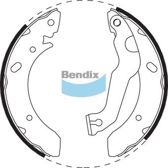 Bendix Brake Shoe Set BS1702