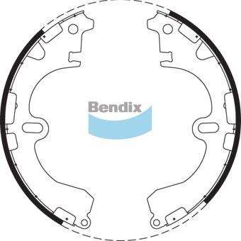 Bendix Brake Shoe Set BS1704