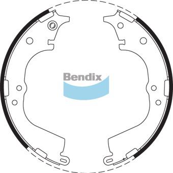 Bendix Brake Shoe Set BS1714