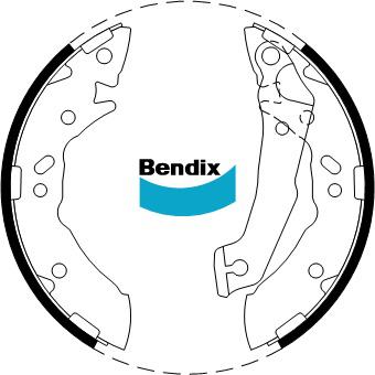 Bendix Brake Shoe Set BS1739