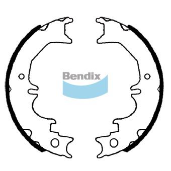 Bendix Park Brake Shoe Set BS1744