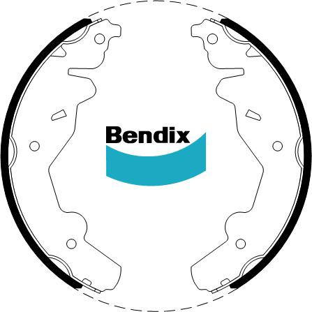 Bendix Brake Shoe Set BS1754