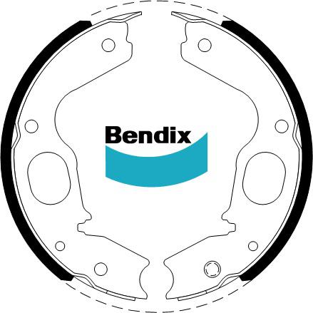 Bendix Brake Shoe Set BS1797