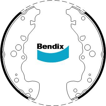 Bendix Brake Shoe Set BS1869