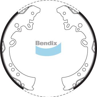 Bendix Brake Shoe Set BS5008