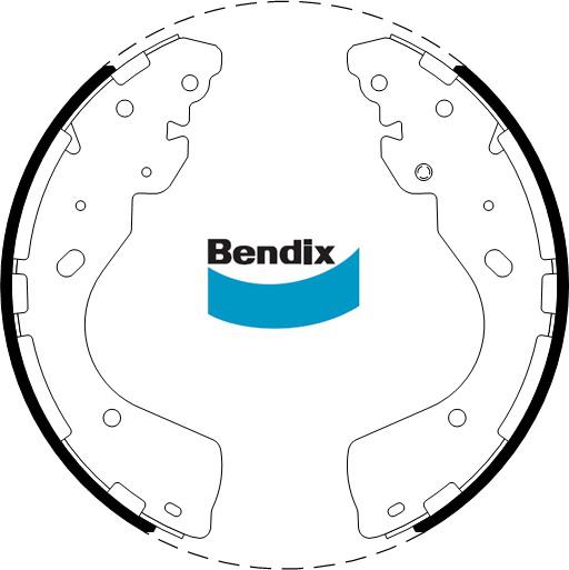 Bendix Brake Shoe Set BS5021