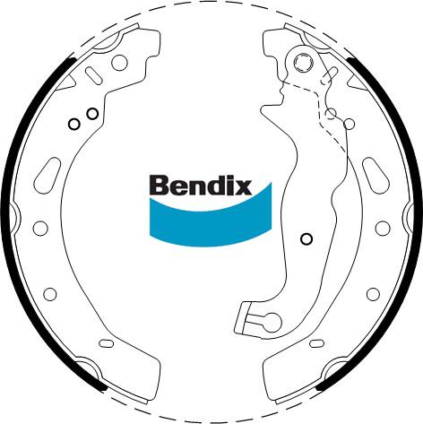 Bendix Brake Shoe Set BS5022