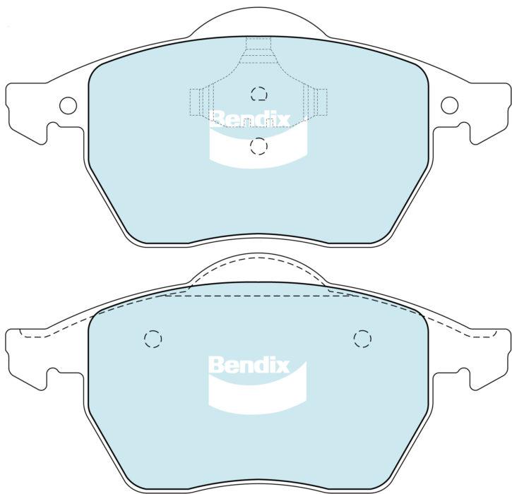 Bendix EURO Brake Pad Set Front DB1401 EURO+