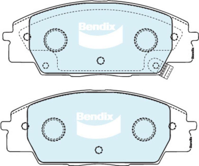 Bendix Ultimate Brake Pad Set Front DB1444 ULT