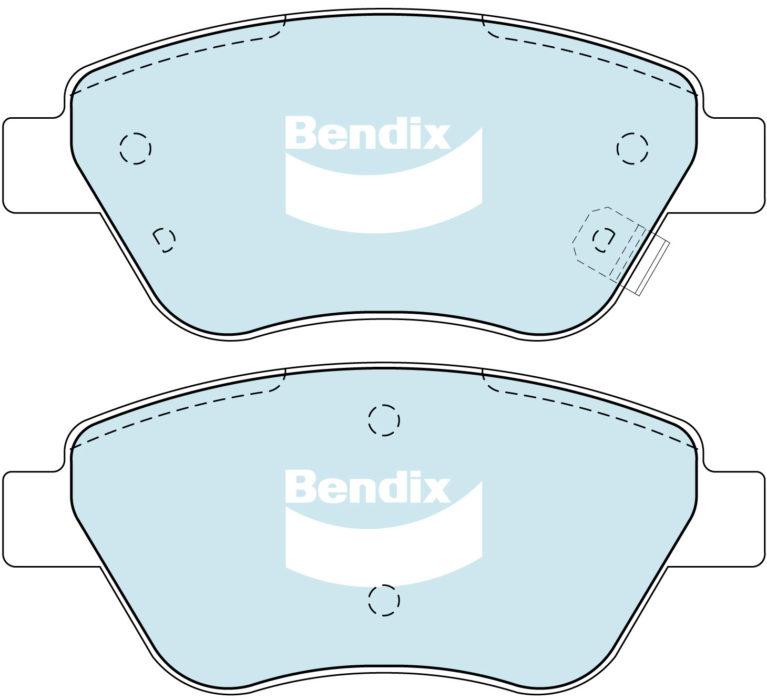 Bendix General CT Brake Pad Set Front DB1746 GCT