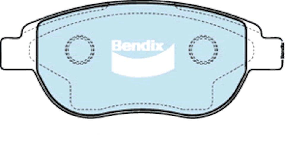 Bendix General CT Brake Pad Set Front DB1758 GCT