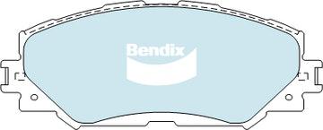 Bendix EV Hybrid Brake Pad Front SET DB1802 EV