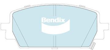 Bendix 4x4 Brake Pad Set DB2641 4WD