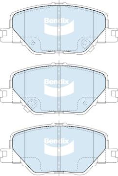 Bendix General CT Brake Pad Set Front DB2677 GCT
