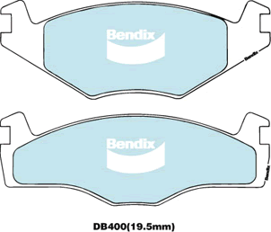 Bendix EURO Brake Pad Set Front DB400 EURO+