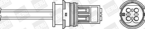 BERU Oxygen Sensor OZH098