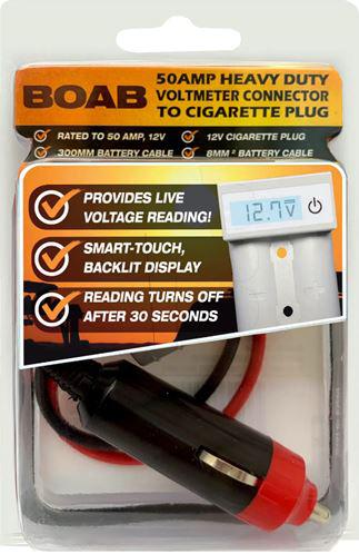 Boab HD Connector 50A W/12V Accessory Plug 300mm Cable B54004