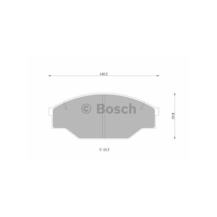 Bosch Blue Line Brake Pad Set Front DB318BL