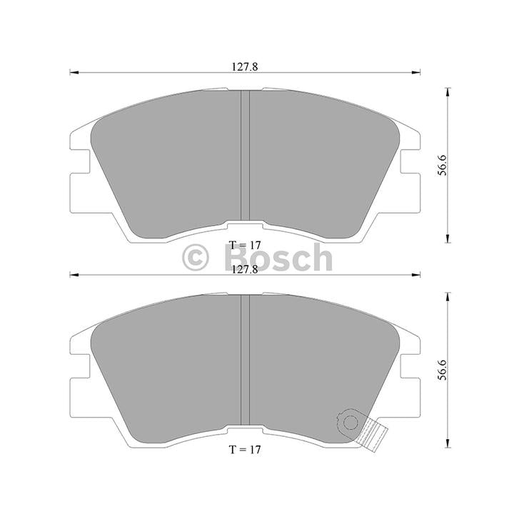 Bosch Blue Line Brake Pad Set Front DB1113BL
