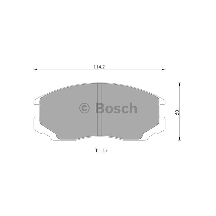 Bosch Blue Line Brake Pad Set Front DB1277BL