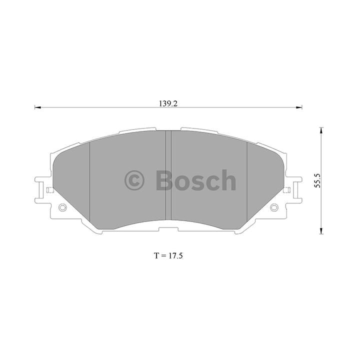 Bosch Blue Line Brake Pad Set Front DB1802BL