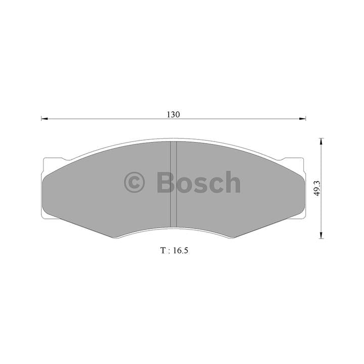 Bosch Blue Line Brake Pad Set Front DB340BL