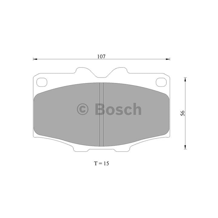 Bosch Blue Line Brake Pad Set Front DB288BL