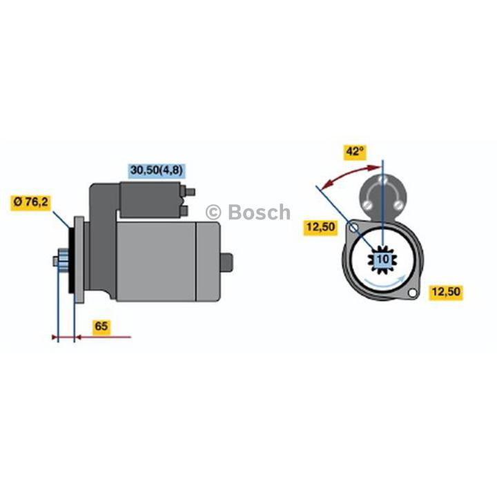 Bosch Starter Motor 0 001 125 605