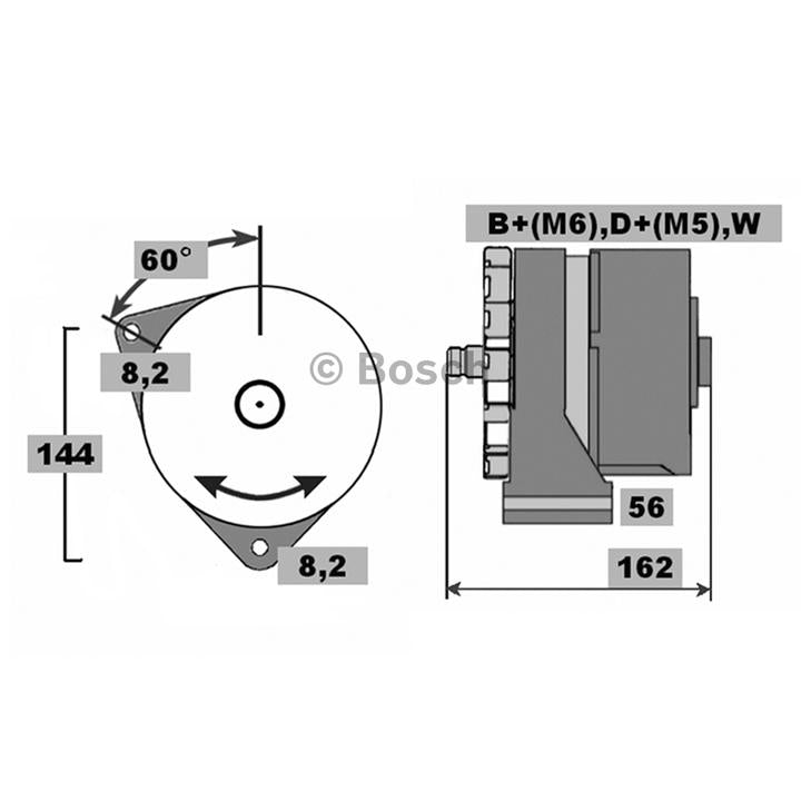 Bosch Alternator 0 120 488 185