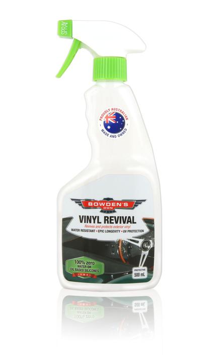 Bowden's Own Vinyl Revival Exterior Plastic, Rubber & Vinyl Protectant 500ml