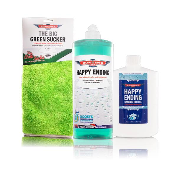 Bowden's Own Happy Ending Hydrophobic Protection & Shine Pack 3pc