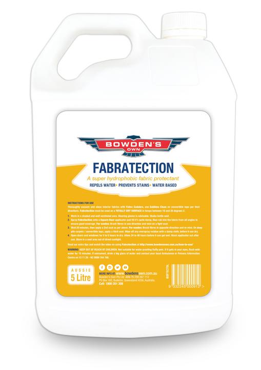 Bowden's Own Fabratection Hydrophobic Fabric Protection 5L