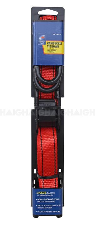 Cargo Mate Tie Down- Universal 25mm x 3.6m - CM6310