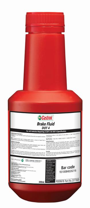 Castrol Brake Fluid DOT 4 500ml 3377669