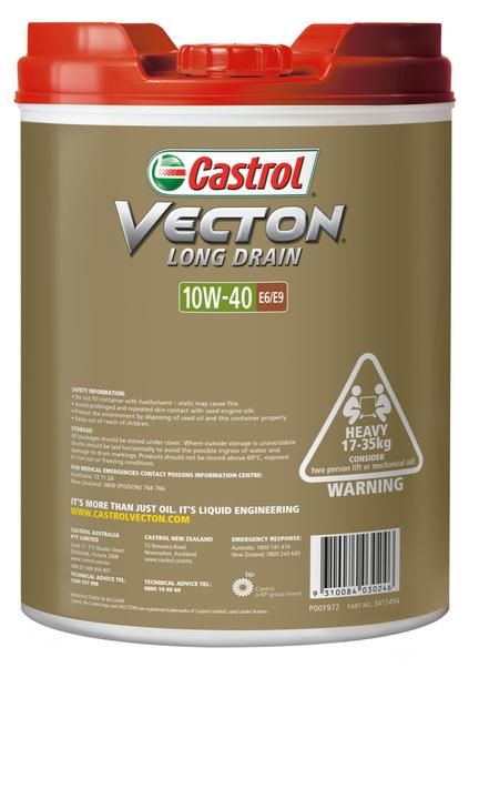 Castrol Vecton LD 10W-40 E6/E9 20L 3415494