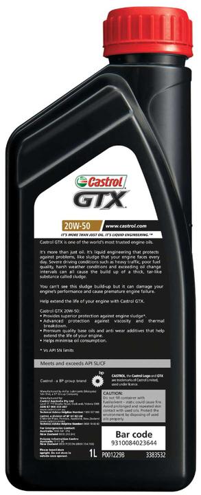 Castrol GTX 20W-50 1L 3413902