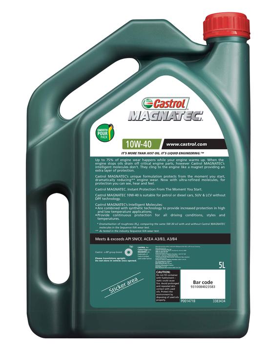 Castrol MAGNATEC 10W-40 Engine Oil 5L 3383434