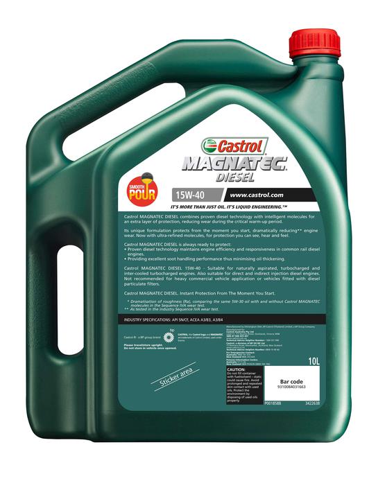 Castrol MAGNATEC Diesel 15W-40 Engine Oil 10L 3422638