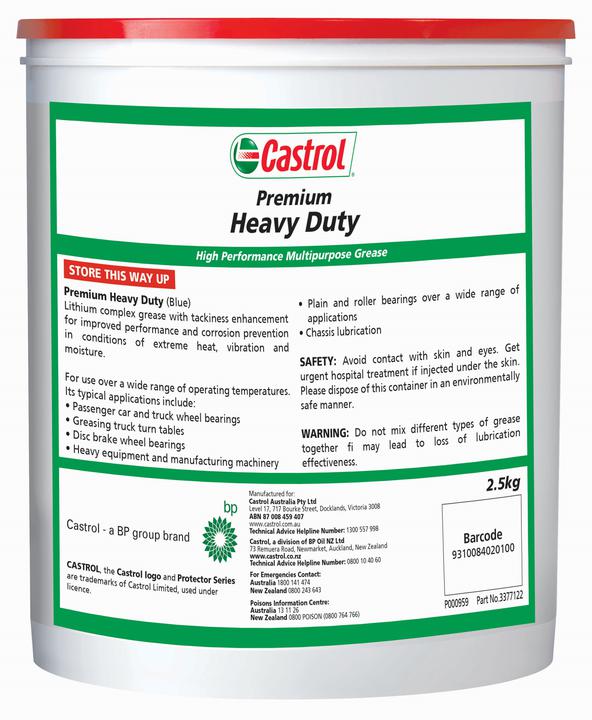 Castrol Grease Heavy Duty Premium 2.5kg 3377122