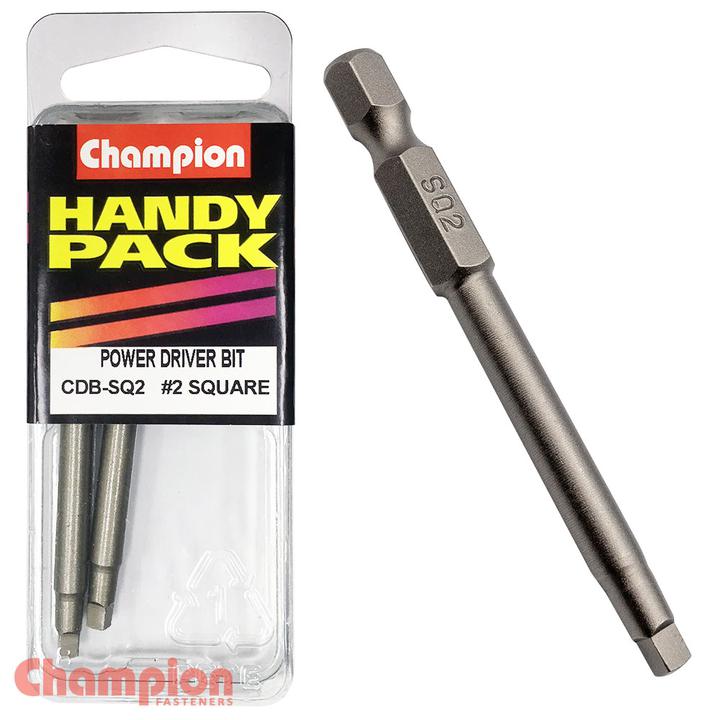 Champion Driver Bits 2 mm Square CDB-SQ2