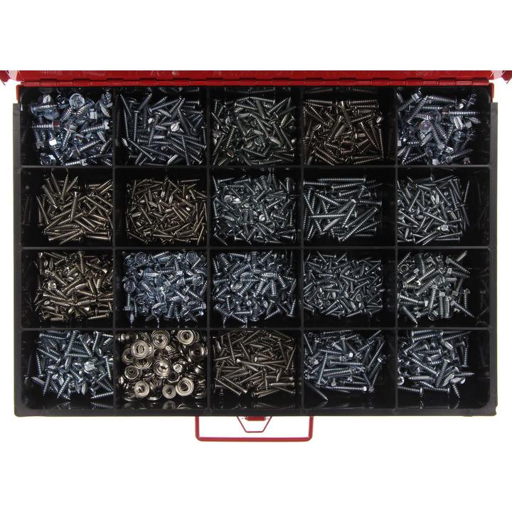 Champion Screw Self Tapp Master Assortment Kit Metric 19 Sizes 1680Pk CA1630