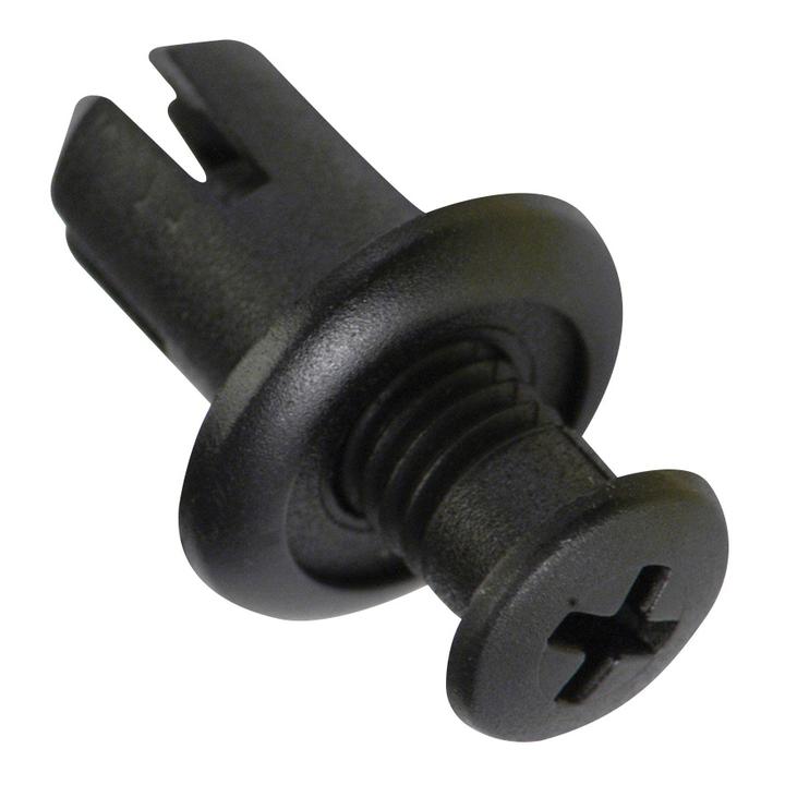 Champion Push Rivet Black 17mm Len 6mm Hole 15mm Head 50Pk CBP172