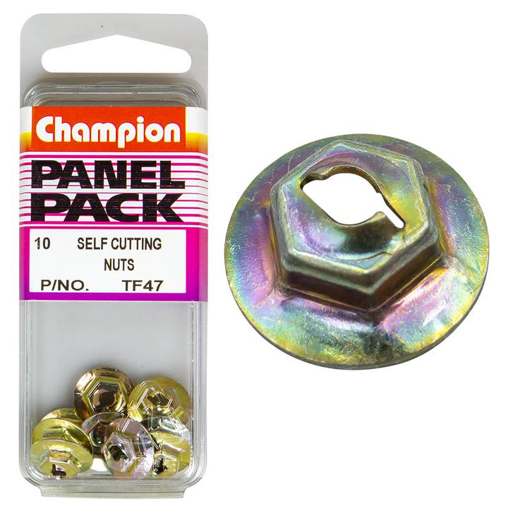 Champion Self Cutting Nuts 1/8"" 10Pk TF47