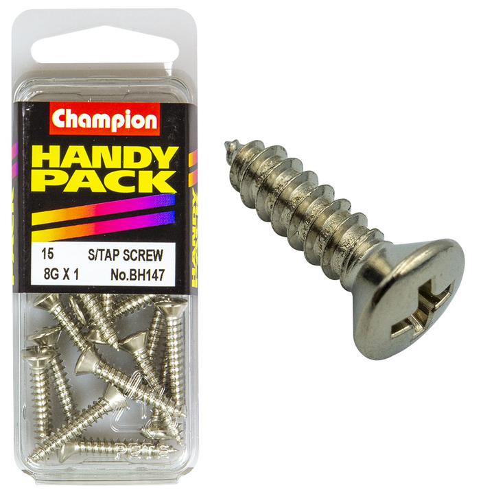 Champion Fasteners Nickel Screws Tap 4.2 x 25mm BH147