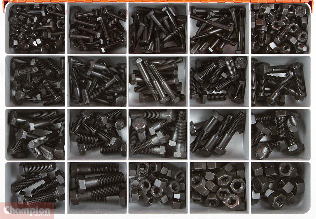 Champion Fasteners 1/4" To 1/2" Diameter 3/4" To 2" Lengths Bolt & Nut CA2370