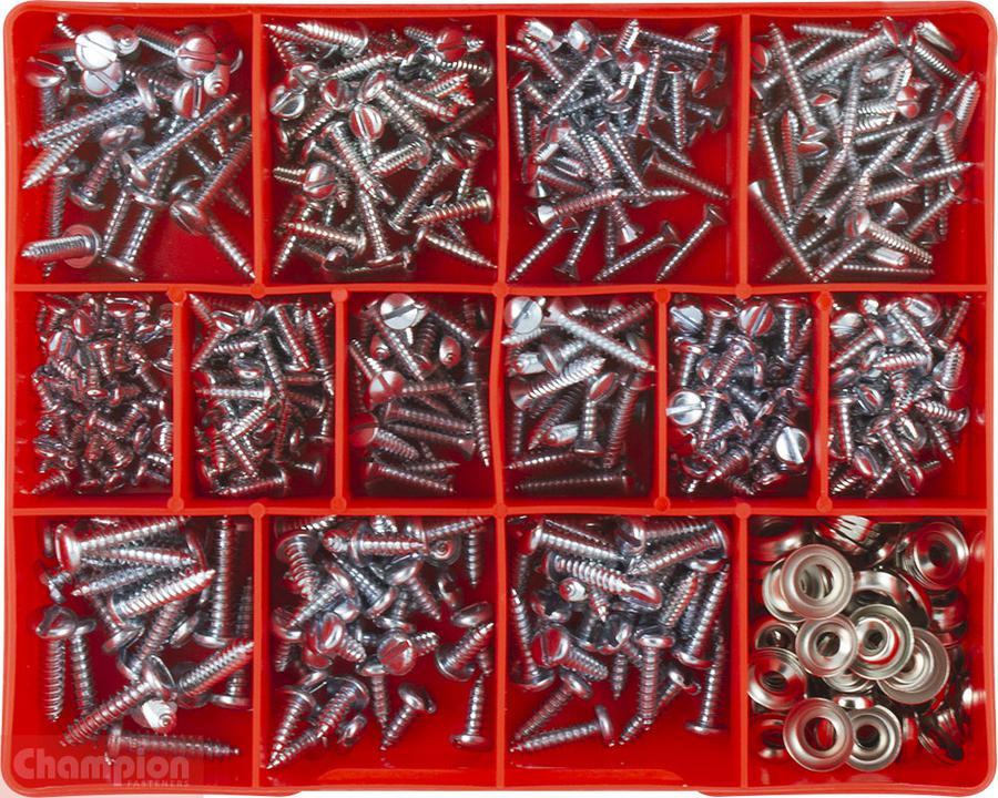 Champion Fasteners Self Tapping Slotted Screws CA550