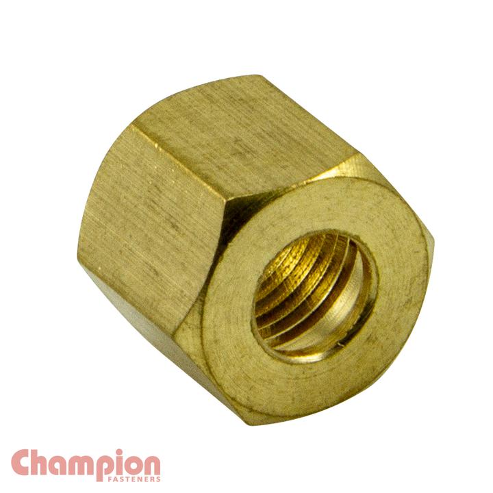 Champion Fasteners Brass M8 X 1.25mm Nut CDNN1