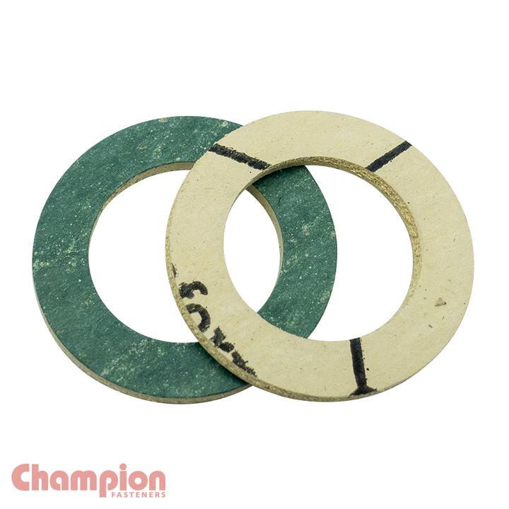 Champion Fasteners Flat Fibre M18 X 28 X 2.00mm White Washer CFW1828