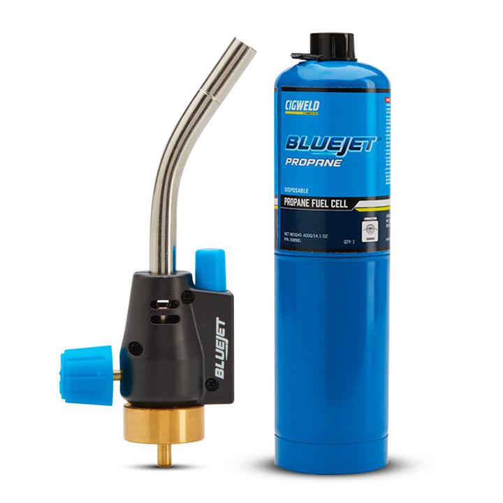 CIGWELD JET409 Triple-Point Flame Brazing BlueJet Propane Kit 308402